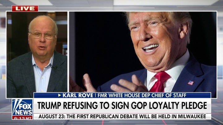 Trump rejects pledge to support whoever becomes the GOP nominee 