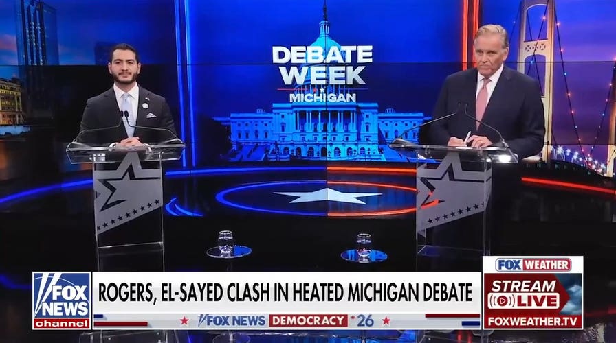 Mike Rogers and Abdul El-Sayed clash in heated Michigan debate