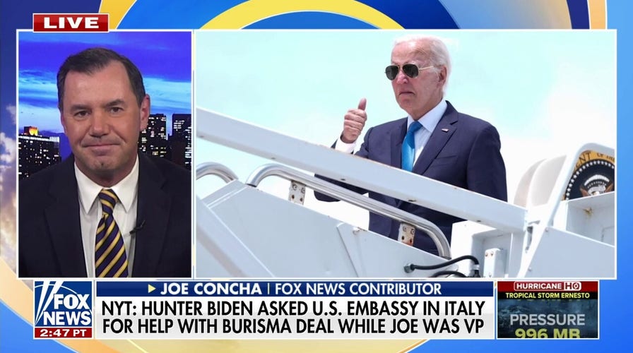 Hunter Biden reportedly asked US embassy in Italy for help landing Burisma deal while Joe was VP
