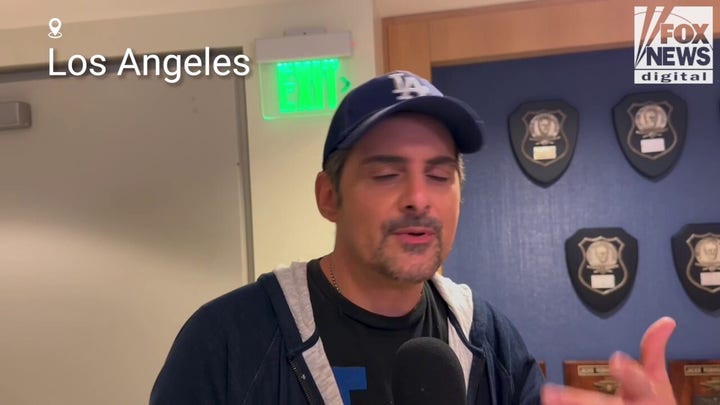 Brad Paisley said he doesn't usually feel nervous before performing