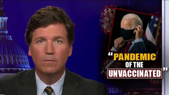Tucker: Unvaccinated pose zero danger to vaccinated