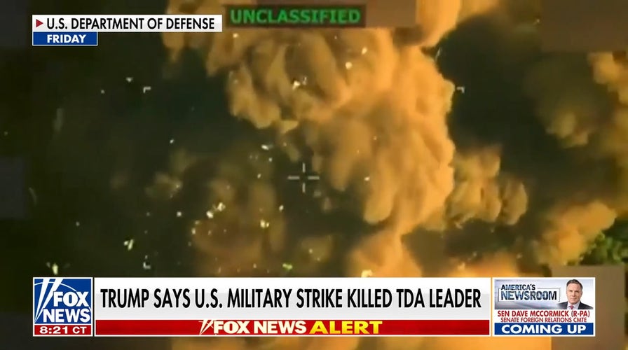 Trump says US military strike killed Tren de Aragua leader in Venezuela