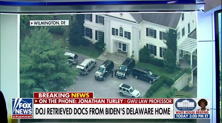 Jonathan Turley: DOJ collecting documents from Biden's home is 'not surprising'