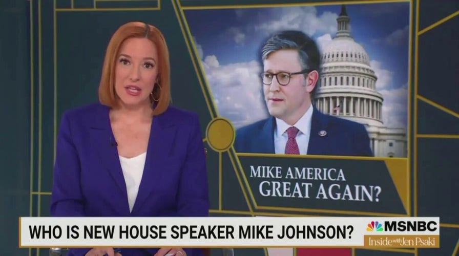 Jen Psaki bashes GOP Speaker Mike Johnson for being a 'religious fundamentalist'