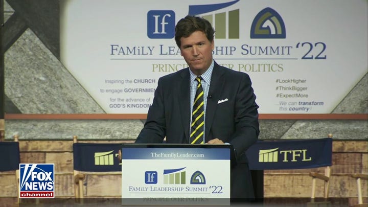 A look back at Tucker's speech at the Family Leadership Summit