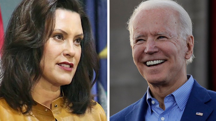 Biden veepstakes heats up as Michigan Gov. Gretchen Whitmer says she's in talks with campaign