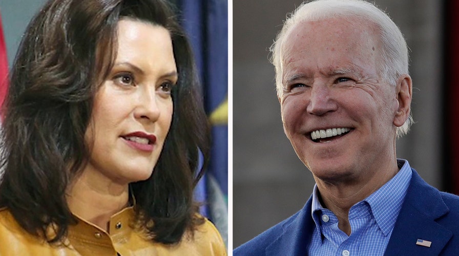 Biden veepstakes heats up as Michigan Gov. Gretchen Whitmer says she's in talks with campaign