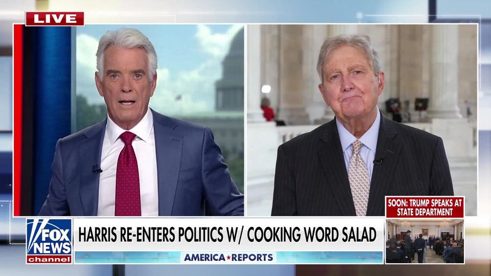 If Kamala Harris runs for president in 2028, I’ll send her a campaign contribution because I think we could beat her easily: Sen John Kennedy