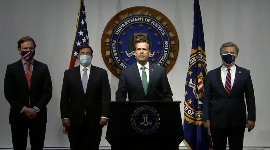 The FBI holds a major news conference on 2020 election security