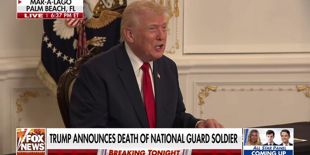 BREAKING: Trump announces death of National Guard soldier