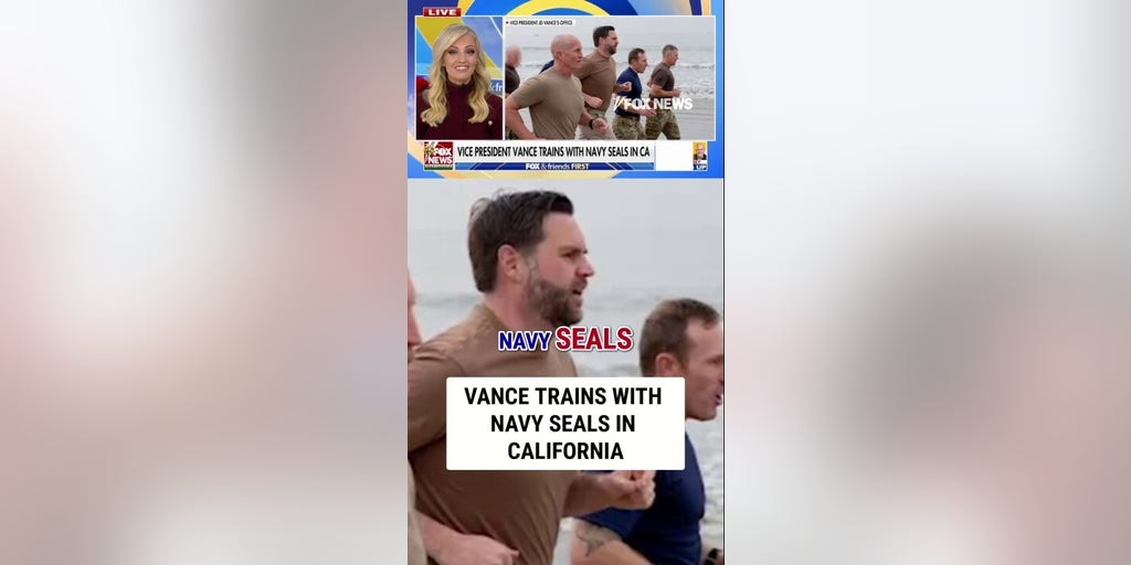 WATCH: Vance trains with Navy SEALs in California