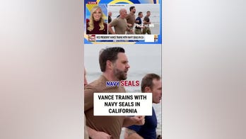 WATCH: Vance trains with Navy SEALs in California