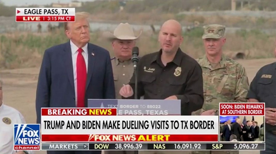Border Patrol union chief explodes on Biden in fiery press conference, says agents 'p----d' at policies