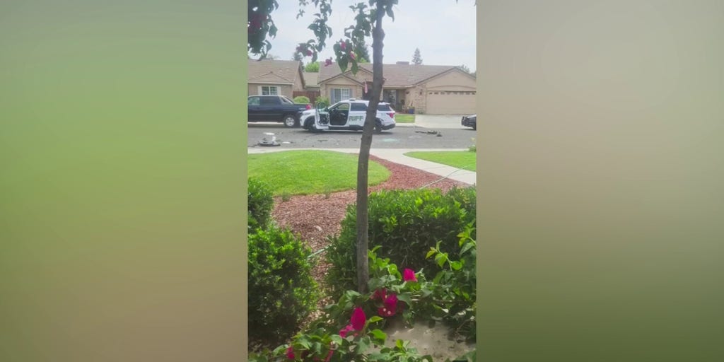 Heavy gunfire erupts as suspect pins down officer, opens fire during eviction notice