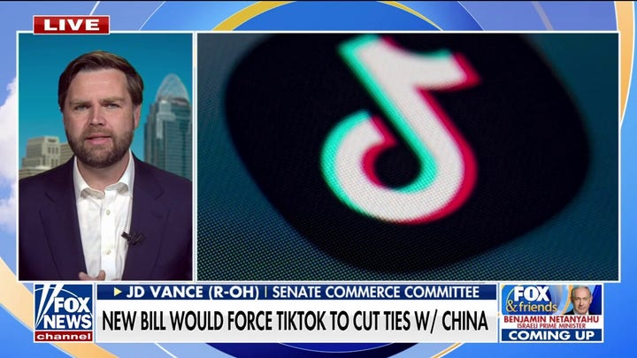 TikTok bill's intent is good, just needs focus so it does what it means to do: Sen JD Vance