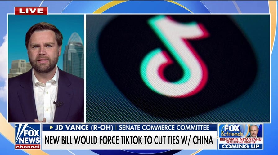 TikTok bill's intent is good, just needs focus so it does what it means to do: Sen JD Vance
