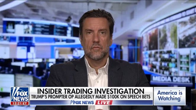 Clay Travis on Trump's prompter operator's alleged insider trading