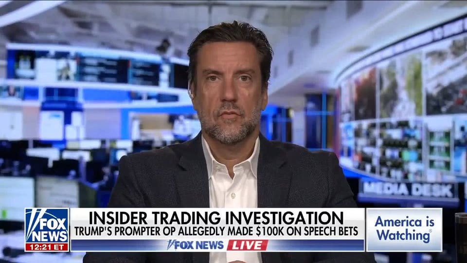 Clay Travis on Trump's prompter operator's alleged insider trading