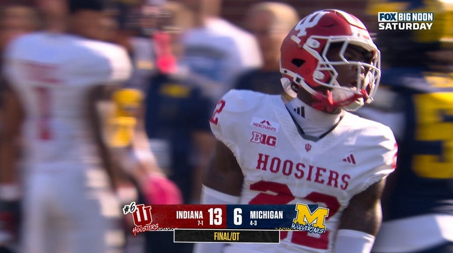 Indiana gets CLUTCH 4th-down stop to seal OT win over Michigan