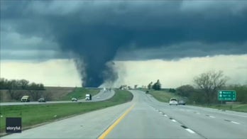 Powerful tornado tears across Nebraska