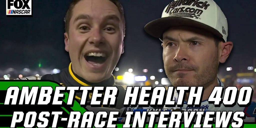 Ambetter Health 400: Christopher Bell, Kyle Larson & more post-race interviews | NASCAR on FOX