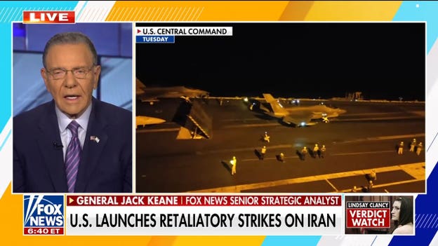 Gen Jack Keane reacts to US retaliatory strikes on Iran