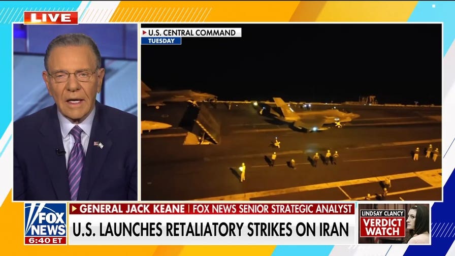 Gen Jack Keane reacts to US retaliatory strikes on Iran