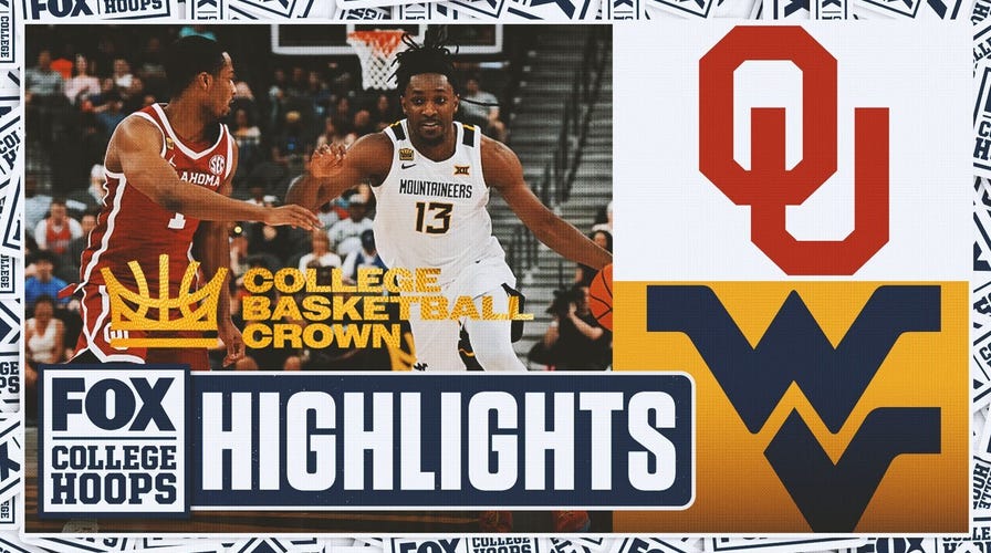 Oklahoma Sooners vs West Virginia Mountaineers The Crown Championship Highlights🏀 FOX College Hoops