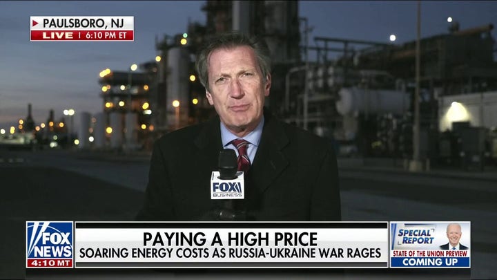 Conflict in Ukraine creating spike in energy prices