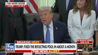Trump reveals massive cost savings on Reflecting Pool renovation