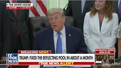 Trump reveals massive cost savings on Reflecting Pool renovation - Fox News
