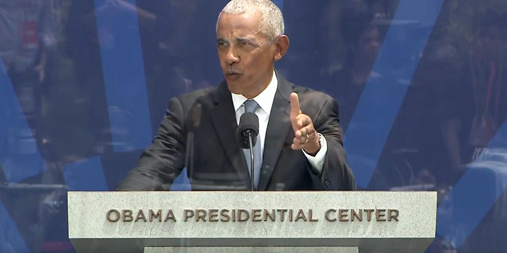 WATCH LIVE: Former President Obama speaks at presidential center opening ceremony