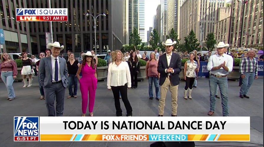 'Fox & Friends Weekend' learns line dancing for National Dance Day