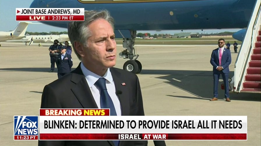 Blinken: ‘We stand with Israel and will continue to do so’