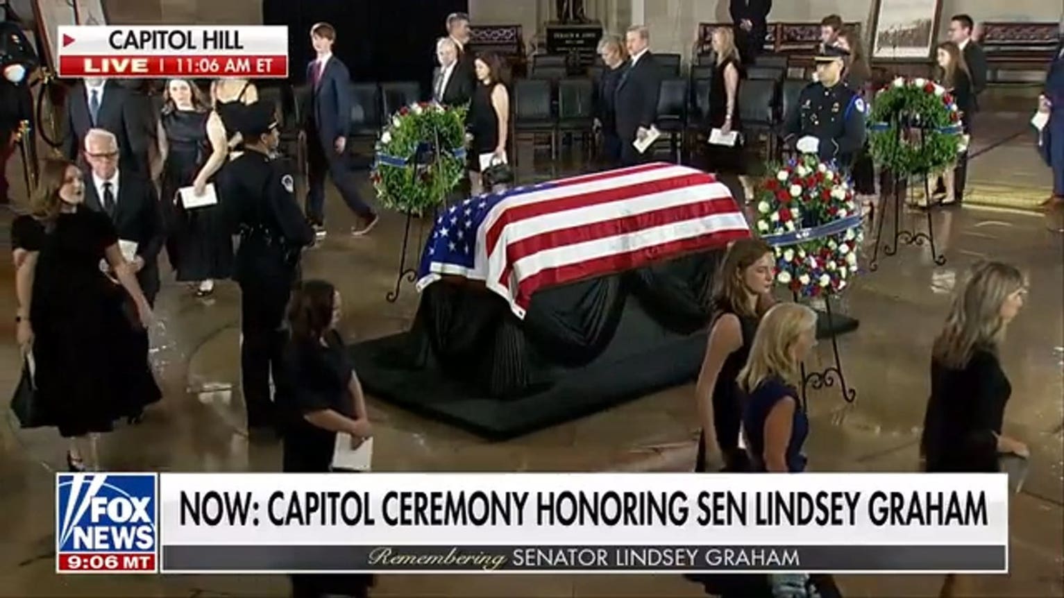 Capitol ceremony honors Lindsey Graham's life and legacy