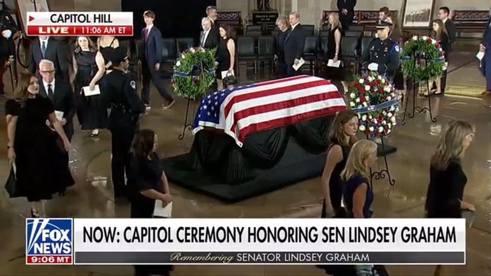 Capitol ceremony honors Lindsey Graham's life and legacy