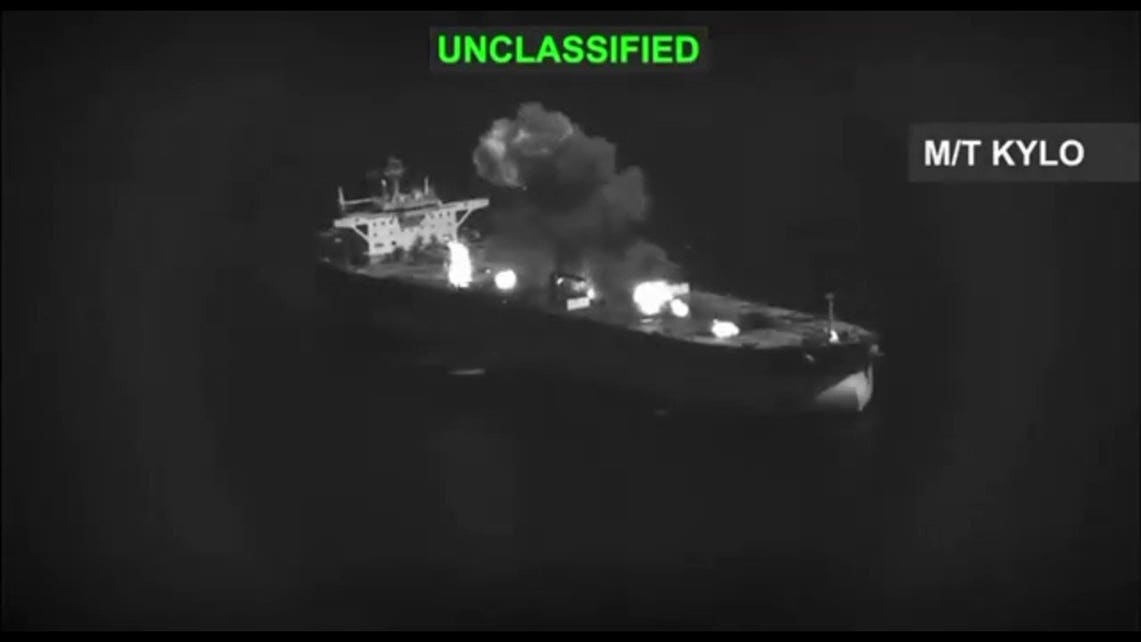 CENTCOM video shows US forces striking 3 Iranian crude oil carriers