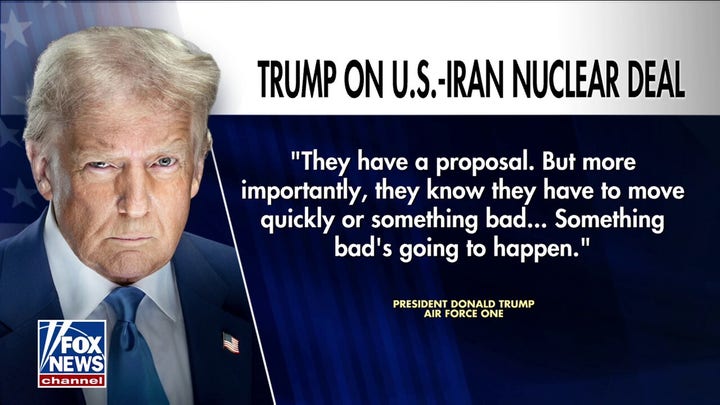 Trump confirms US has given Iran a nuclear deal proposal 