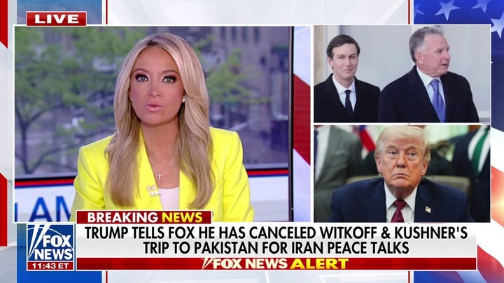 Trump canceled Witkoff, Kushner's peace talks trip to Pakistan
