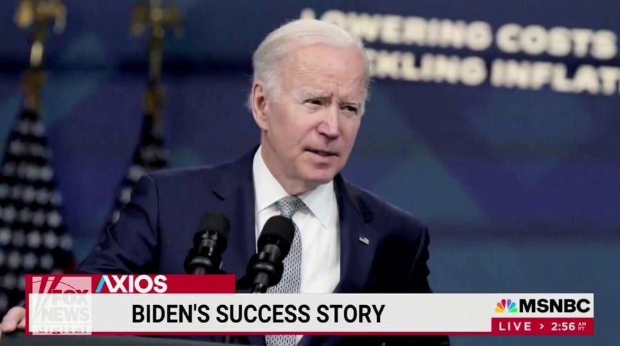 Axios' Mike Allen boast 'Biden's winning streak' amidst recession reports