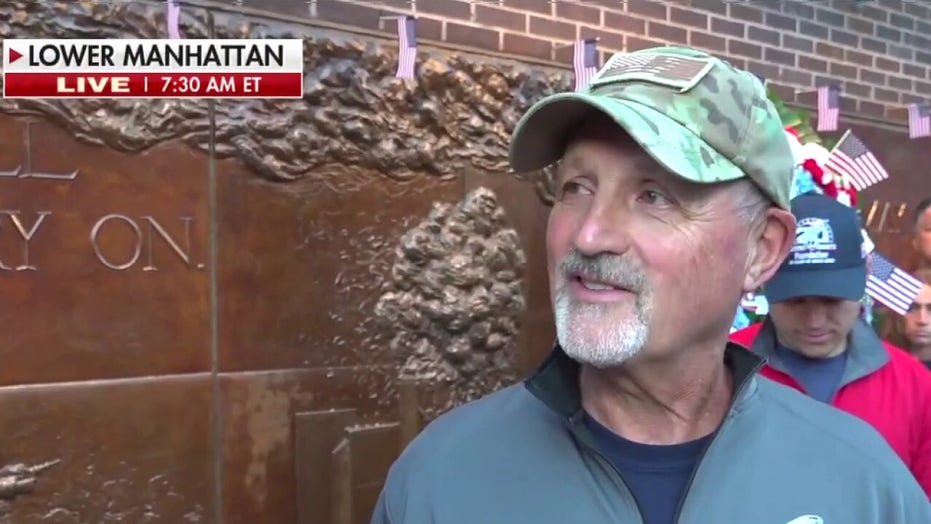 Frank Siller crosses 'Never Forget Walk' finish line at 9/11 memorial