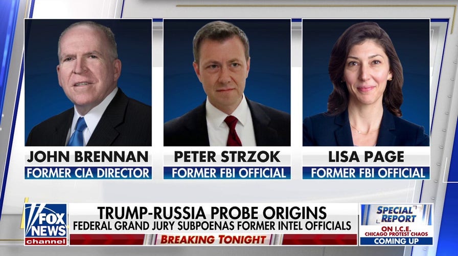 Federal expansive assemblage subpoenas Brennan, Strzok and Page successful Trump-Russia probe origins case