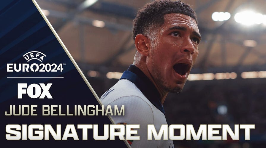 England's Jude Bellingham on impact of bicycle kick vs. Slovakia | Euro Today