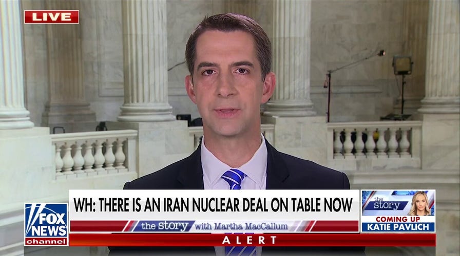 Sen. Cotton: Biden 'didn't have the nerve' to stand up to Iran