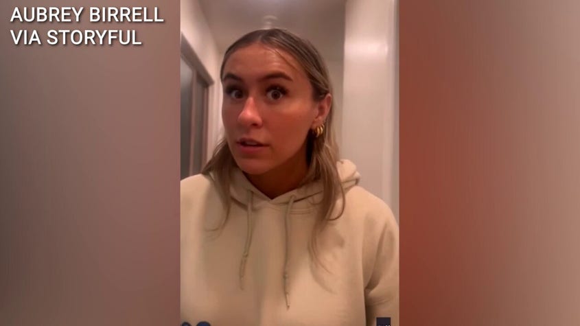 Family checks into Airbnb and recognizes themselves in surprising wall photo