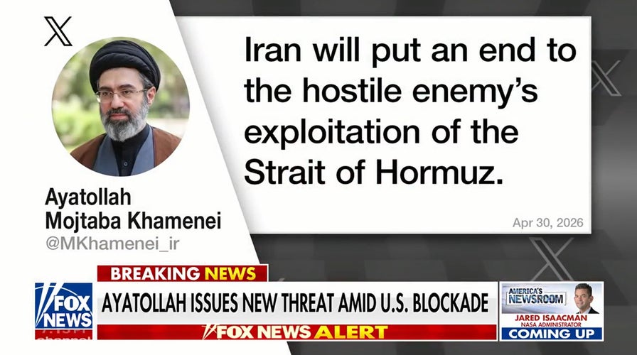 Iran's ayatollah vows to 'put an end' to US blockade