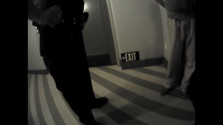 Body-cam video shows officer responding to a 911 call May 21, 2016, at Johnny Depp and Amber Heard's apartment.