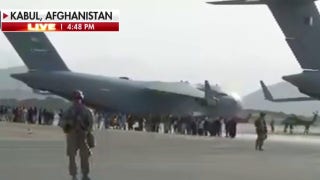 Hundreds of Afghans wait outside Kabul airport - Fox News