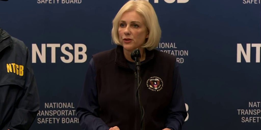 NTSB officials deliver update on medevac jet crash