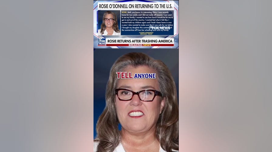 SECRET RETURN? Rosie O’Donnell visits US after TRASHING Trump